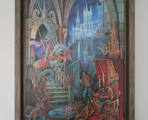 Photo de la toile Appel d'Atout de Florence Magnin au format A3 (M) avec cadre chêne