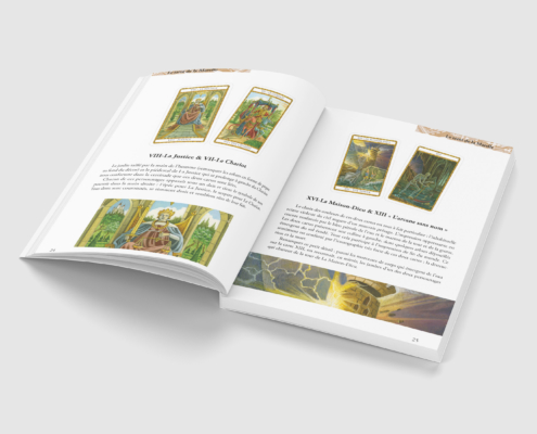 Pages intérieures livret tarot de la Marelle FR