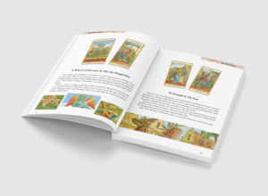 Inner pages guidebook Maze tarot EN