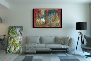 Rêve de Dragon Format XXL (A0) avec cadre noir