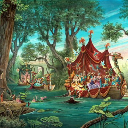 Toile La Fête du Printemps de Florence Magnin