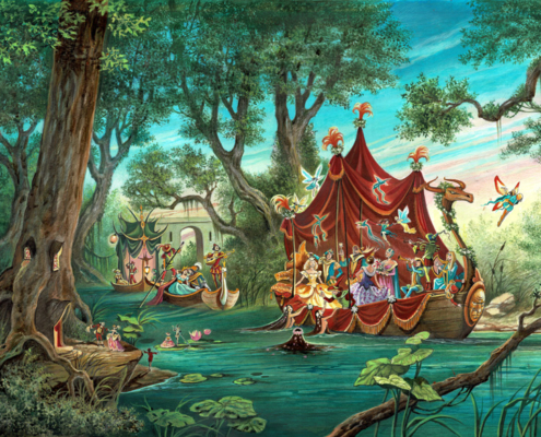 Toile La Fête du Printemps de Florence Magnin