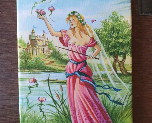Photo de la toile La Reine de Bâtons de Florence Magnin