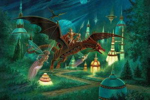 Dragon nocturne de Florence Magnin
