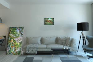 Toile La Clairière de Florence Magnin au format M (A3) sans cadre