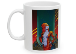 Caza Mug Mondes Incertains Gauche Côté gauche du mug Mondes Incertains de Philippe Caza