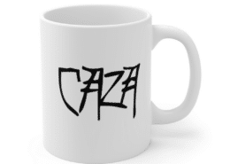 Caza Mug Signature Droite Côté droit des mugs signatures de Philippe Caza