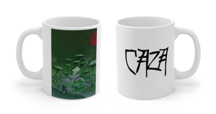 Les deux faces du mug Vénus Vénéneuse de Philippe Caza