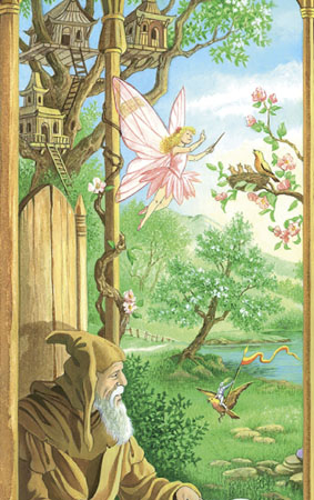 Le Printemps, toile extraite du quadriptyque L'Enfance de Florence Magnin