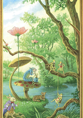 L'Eté, toile extraite du quadriptyque L'Enfance de Florence Magnin