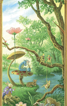 L'Eté, toile extraite du quadriptyque L'Enfance de Florence Magnin