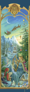 L'Hiver, toile extraite du quadriptyque L'Enfance de Florence Magnin