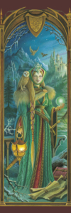 L'hiver, toile extraite du quadriptyque Les Quatre Saisons de Florence Magnin