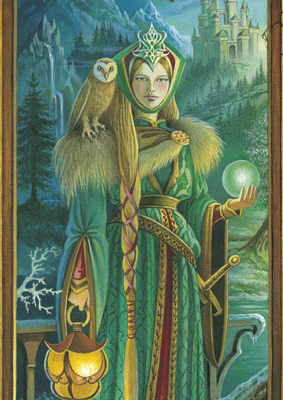 L'hiver, toile extraite du quadriptyque Les Quatre Saisons de Florence Magnin