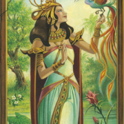 Quatre saisons-C-ete L'Eté, toile extraite du quadriptyque Les Quatre Saisons de Florence Magnin