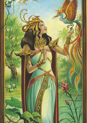 L'Eté, toile extraite du quadriptyque Les Quatre Saisons de Florence Magnin
