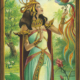 L'Eté, toile extraite du quadriptyque Les Quatre Saisons de Florence Magnin