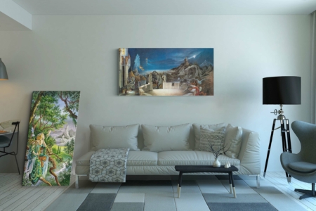Ambre de Florence Magnin en format XXL (120x60 cm) sans cadre