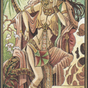 La-femme-serpent La Femme Serpent, toile de Florence Magnin