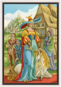 Cadre argent de la toile La Force de Florence Magnin au format L (A2)