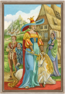 Cadre chêne de la toile La Force de Florence Magnin au format L (A2)