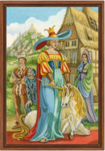 Cadre noix de la toile La Force de Florence Magnin au format L (A2)