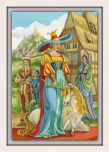 Cadre blanc de la toile La Force de Florence Magnin au format S (A4)