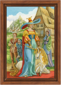 Cadre noix de la toile La Force de Florence Magnin au format S (A4)