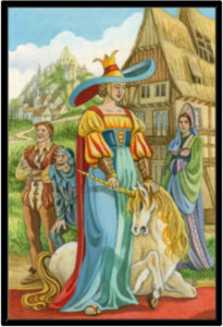 Cadre noir de la toile La Force de Florence Magnin au format XXL (A4)