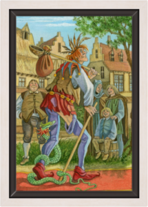 Cadre argent de la toile Le Mat de Florence Magnin au format S (A4)