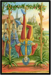 Cadre noir de la toile Le Pendu de Florence Magnin au format XXL (A0)