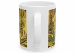 Magnin Mug Epees-Labyrinthe dos Dos du mug Epées du Labyrinthe de Florence Magnin