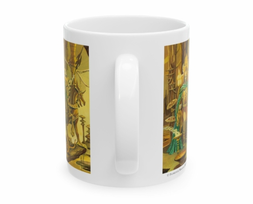 Magnin Mug Epees-Labyrinthe dos Dos du mug Epées du Labyrinthe de Florence Magnin