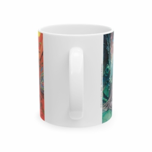 Dos du mug Tschaï B de Philippe Caza