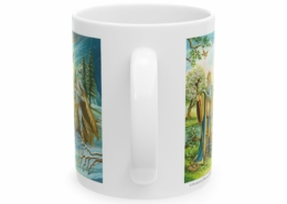 Magnin Mug Batons-Labyrinthe dos Dos du mug Bâtons du Labyrinthe de Florence Magnin