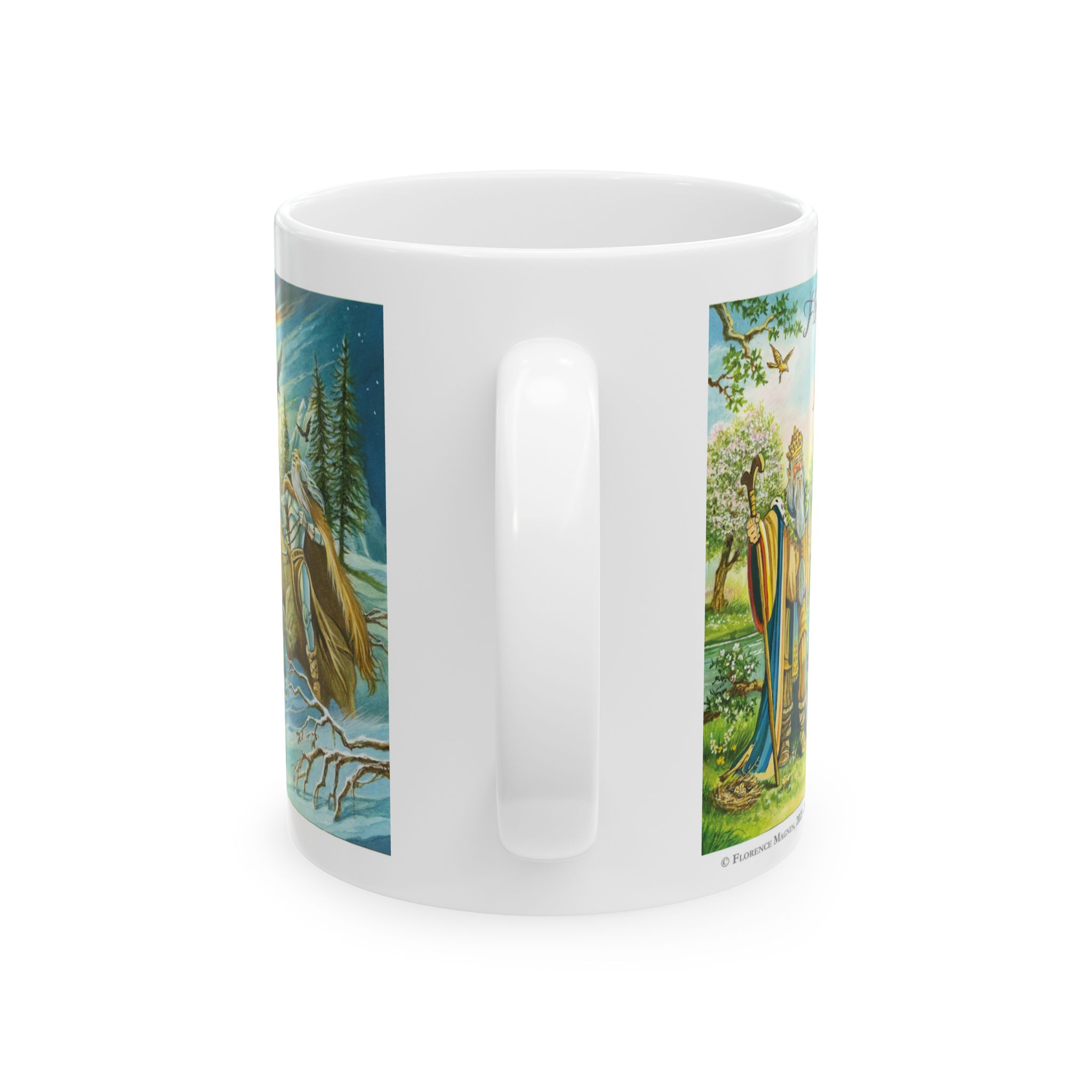 Magnin Mug Batons-Labyrinthe dos Dos du mug Bâtons du Labyrinthe de Florence Magnin