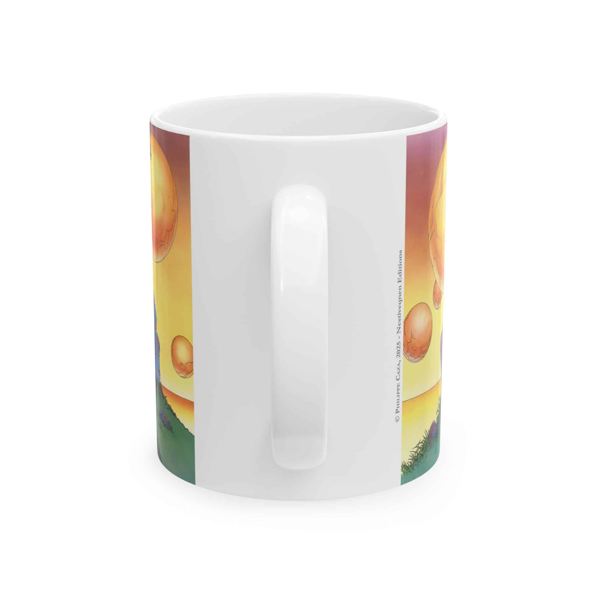 Caza Mug Chimeres dos Dos du mug Chimères de Philippe Caza