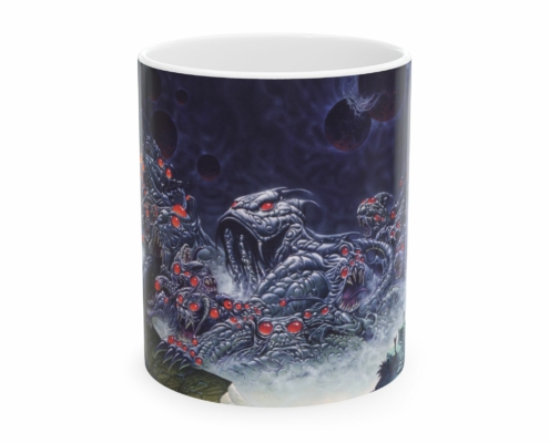 Caza Mug Cthulhu-Ecran Face Devant du mug Cthulhu-Ecran de Philippe Caza
