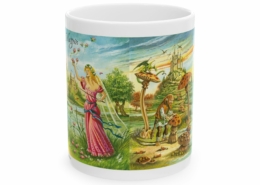 Magnin Mug Batons-Labyrinthe face Devant du mug Bâtons du Labyrinthe de Florence Magnin