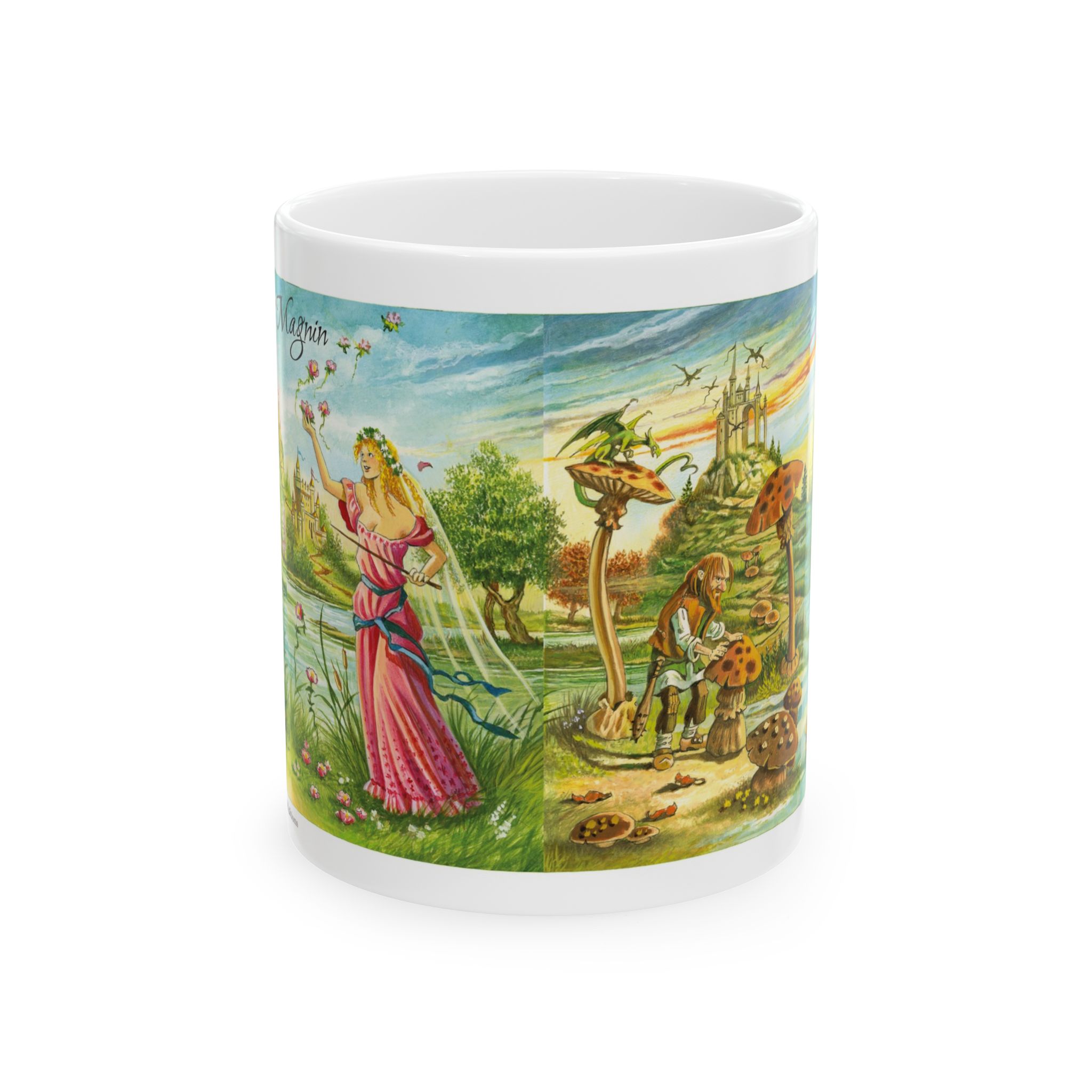 Magnin Mug Batons-Labyrinthe face Devant du mug Bâtons du Labyrinthe de Florence Magnin