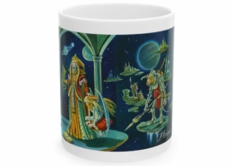 Magnin Mug Deniers-Labyrinthe face Devant du mug Deniers du Labyrinthe de Florence Magnin