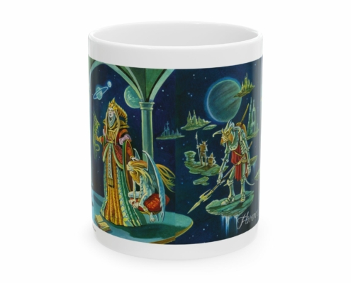 Magnin Mug Deniers-Labyrinthe face Devant du mug Deniers du Labyrinthe de Florence Magnin