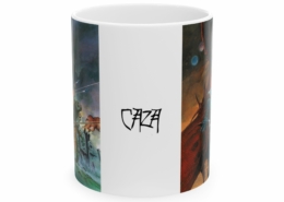 Caza Mug Tschaï A Face Devant du mug Tschaï A de Philippe Caza