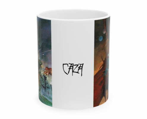 Caza Mug Tschaï A Face Devant du mug Tschaï A de Philippe Caza
