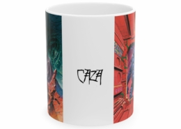 Caza Mug Tschaï B Face Devant du mug Tschaï B de Philippe Caza