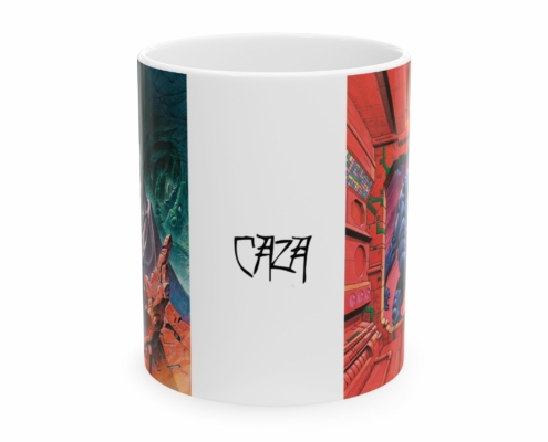 Caza Mug Tschaï B Face Devant du mug Tschaï B de Philippe Caza