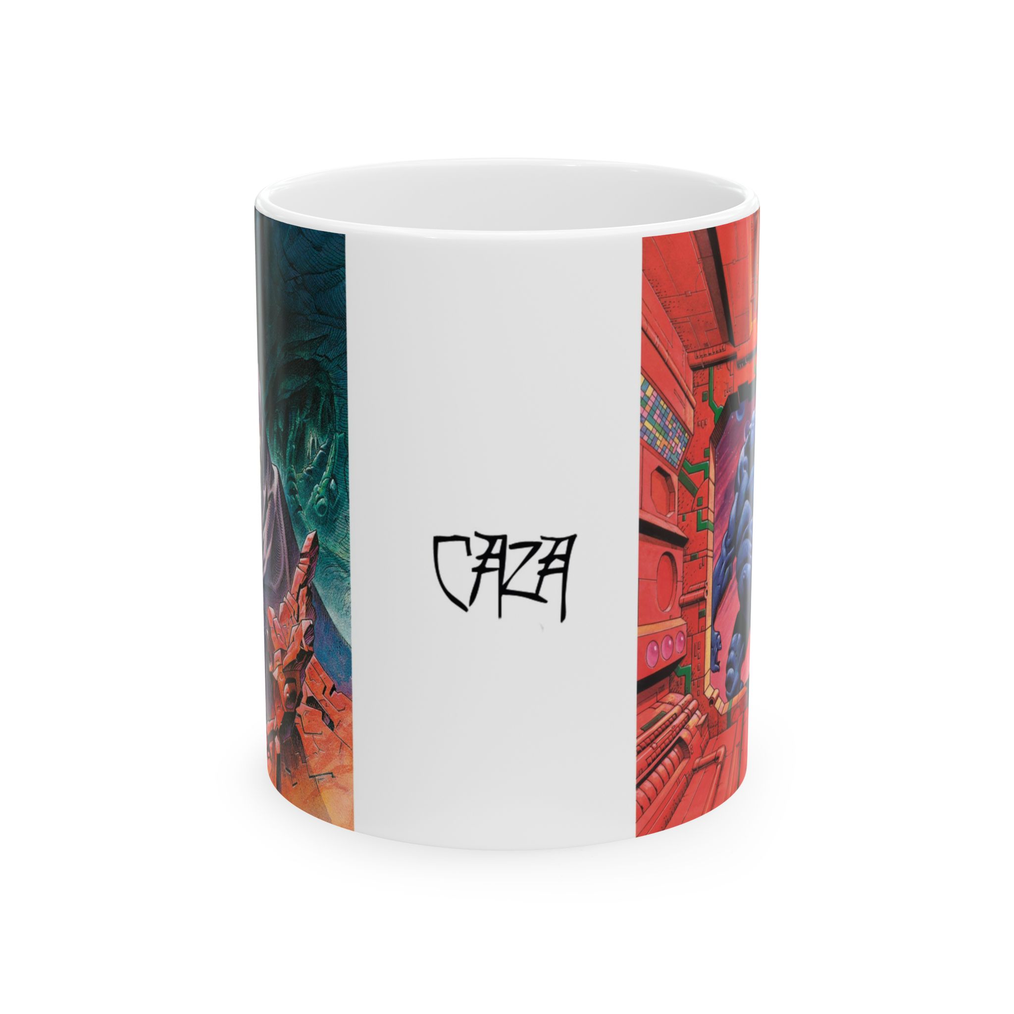 Caza Mug Tschaï B Face Devant du mug Tschaï B de Philippe Caza