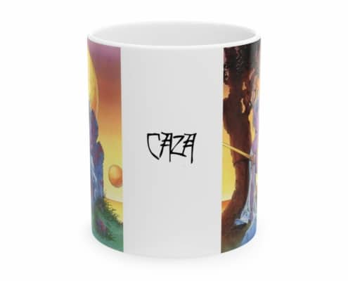 Caza Mug Chimeres Face Devant du mug Chimères de Philippe Caza