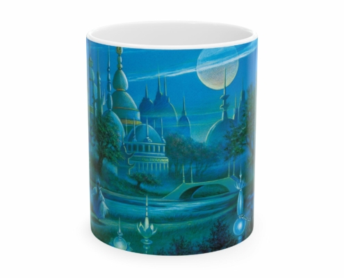 Magnin Mug Pays-lunaire Face Devant du mug Le Pays lunaire de Florence Magnin