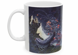 Caza Mug Cthulhu-Ecran Gauche Côté gauche du mug Cthulhu-Ecran de Philippe Caza